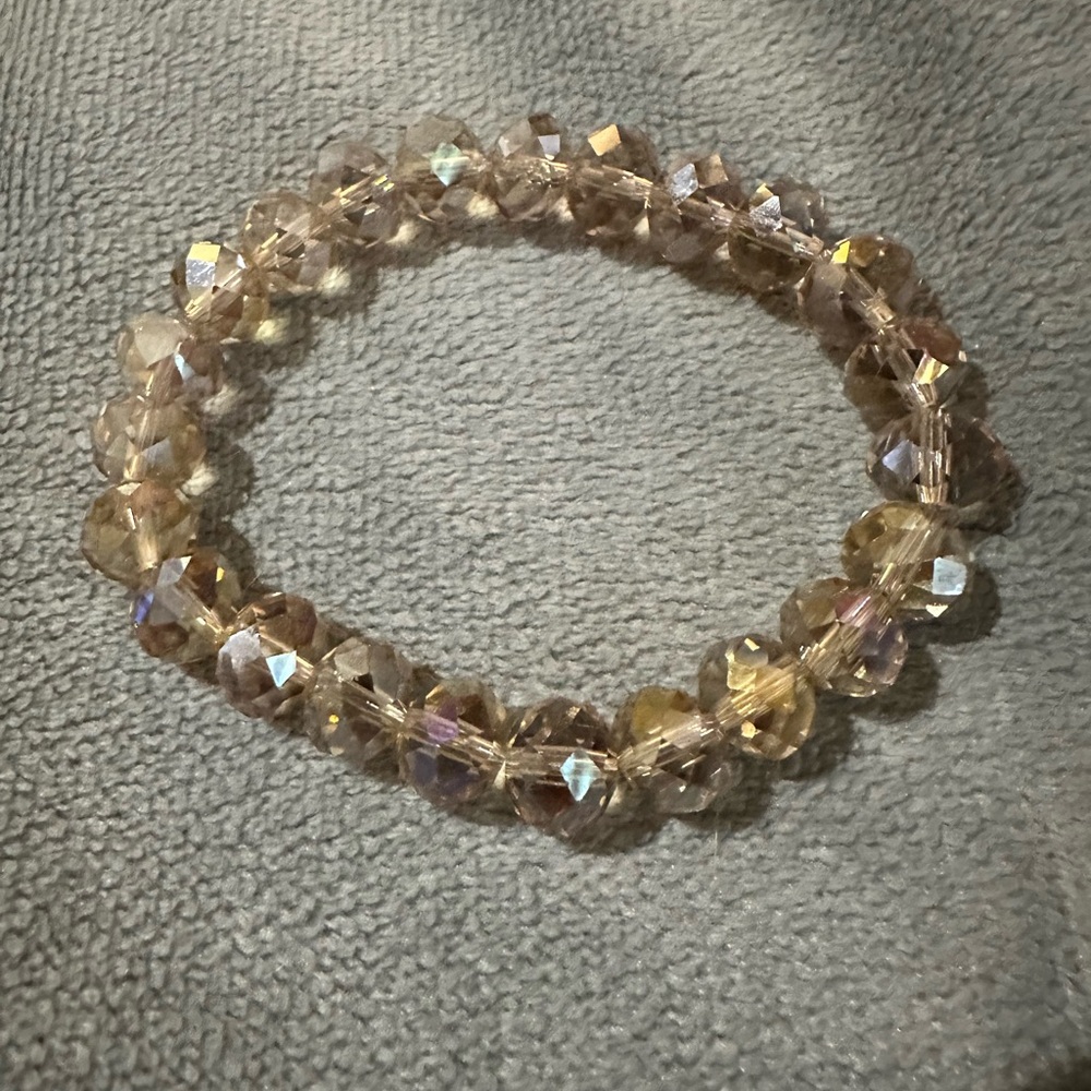 Light Gold Stretch Bracelet